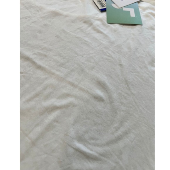 JoyLab Cropped Fit T Shirt White XL Basic Casual Everyday Top NWT - Picture 5 of 9